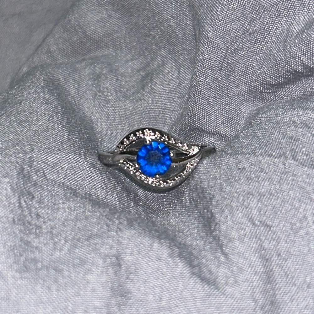 Diamond Evil Eye Ring